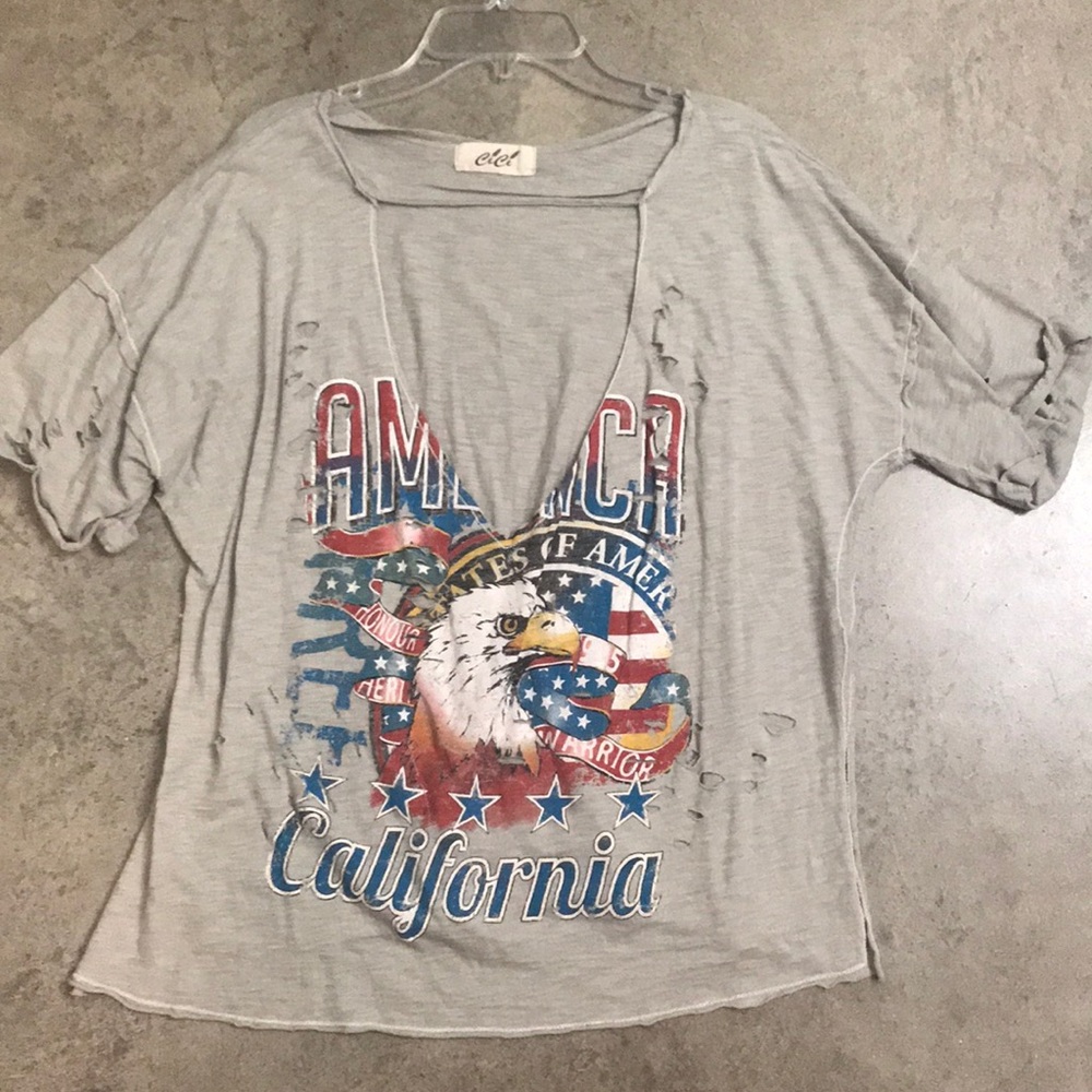 Distressed Tee